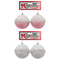 BALL STRIPE 2ASTD BLUSH 2PC 8CM