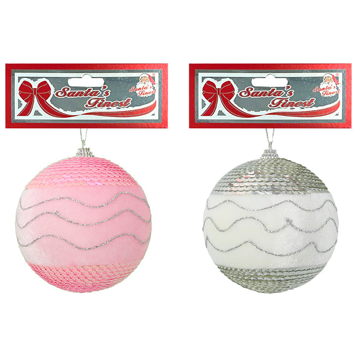 BALL VELVET BLUSH 2ASTD 1PC 10CM