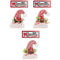 LACE SANTA HAT RED/WHITE 3ASTD