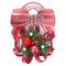 CHRISTMAS  BOW W/DECOR 1PC 11CM