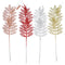 CHRISTMAS BRANCH GLITTER 80CM 4ASTD