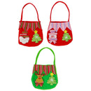 CHRISTMAS DRAWSTRING BAG 16*12CM RED/GREEN