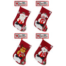 STOCKINGS PLAID 23*15*12CM 4ASTD