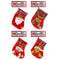 CHRISTMAS STOCKING 15*13CM 4ASTD