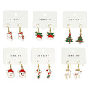 CHRISTMAS EARRINGS 6ASTD