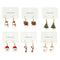 CHRISTMAS EARRINGS 6ASTD