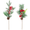 CHRISTMAS PICK BERRY BRANCH 45-54CM 2ASTD