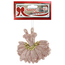 DRESS ORNAMENT GLITTER 1PC PINK