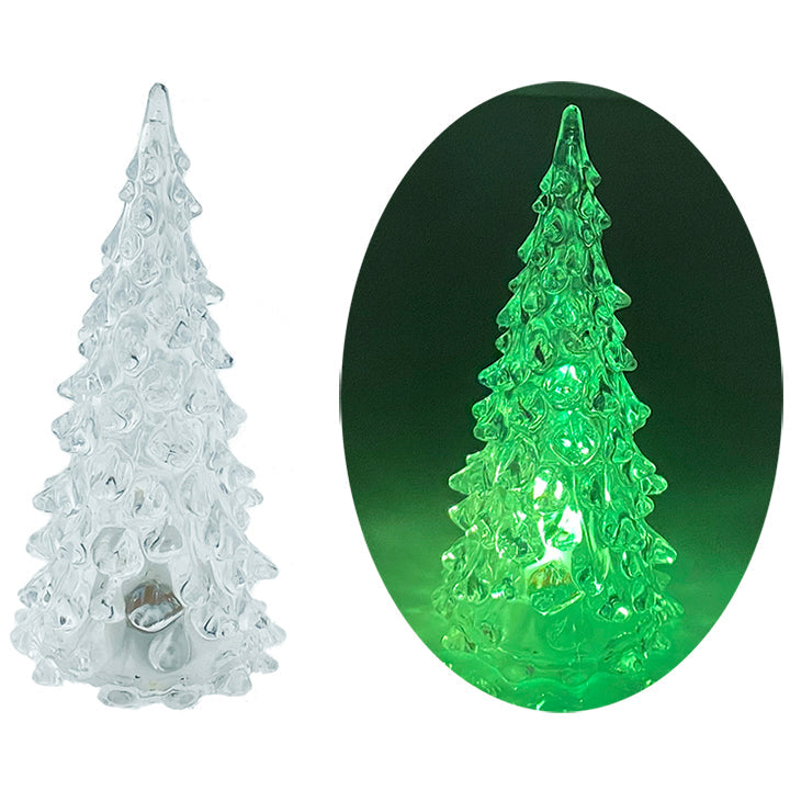 ACRYLIC CHRISTMAS TREE SM LIGHT UP