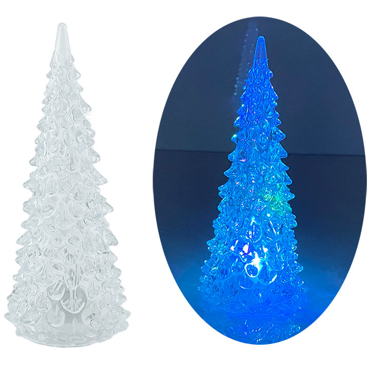 ACRYLIC CHRISTMAS TREE MD LIGHT UP