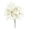 POINSETTIA VELVET 5-BR 45CM WHITE