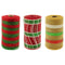 CHRISTMAS TRAD MESH RIBBON 6INx15FT