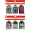 CHRISTMAS GIFT TAGS GLITTER 2ASSTD