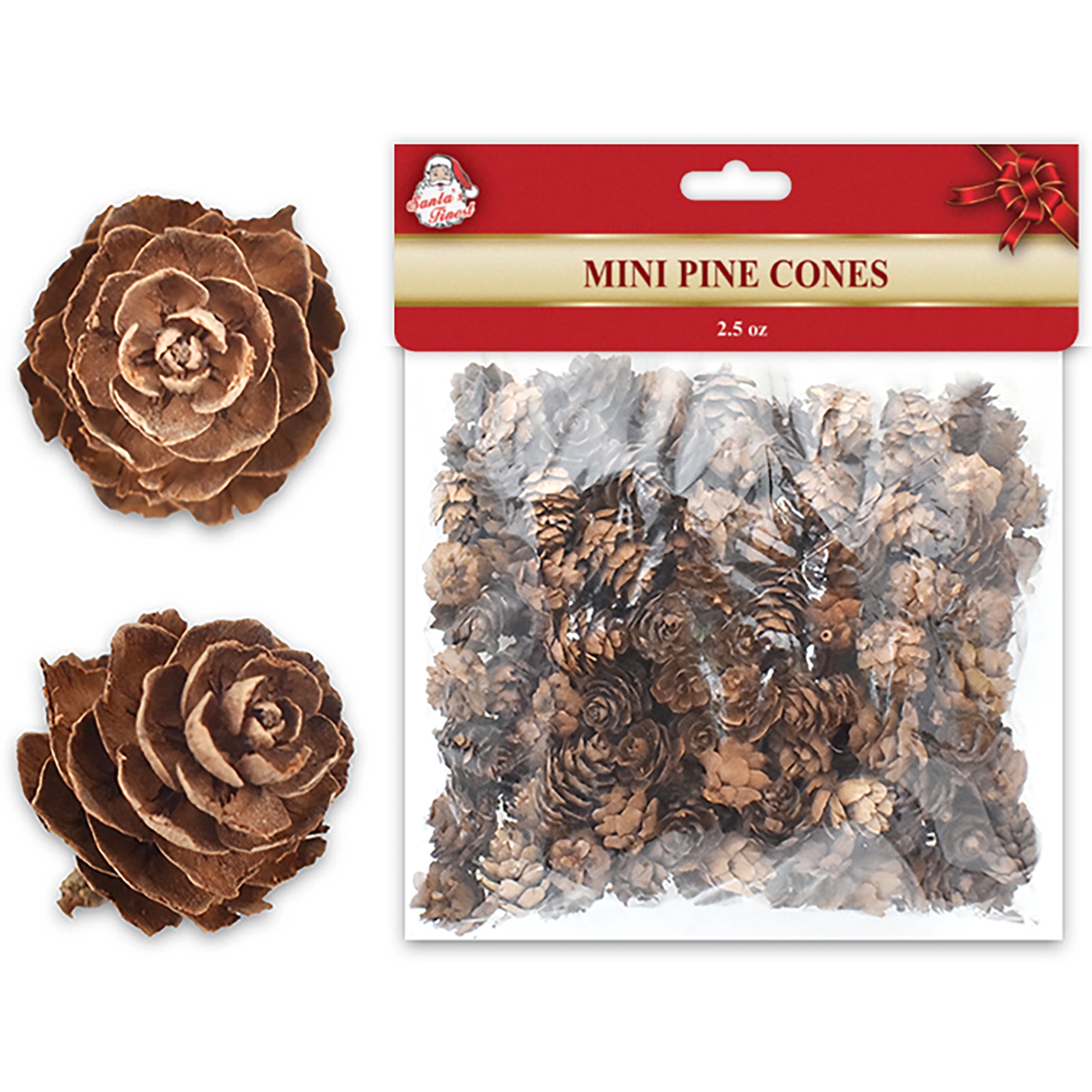 MINI PINE CONES 2.5 OZ