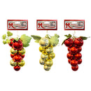 GRAPES SHINY RED 5-4CM