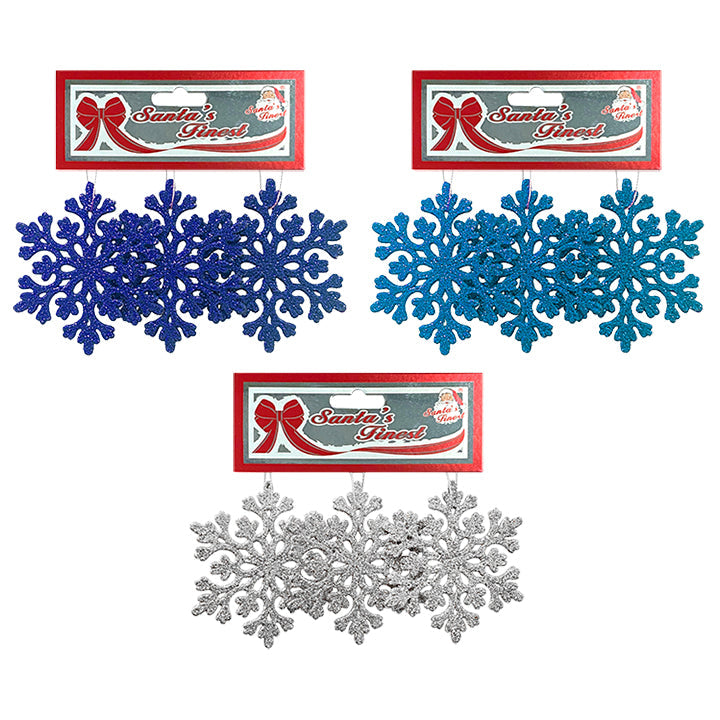 SNOWFLAKES 3PC WL