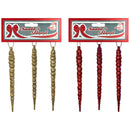 ICICLE 3PC RED&LTGOLD