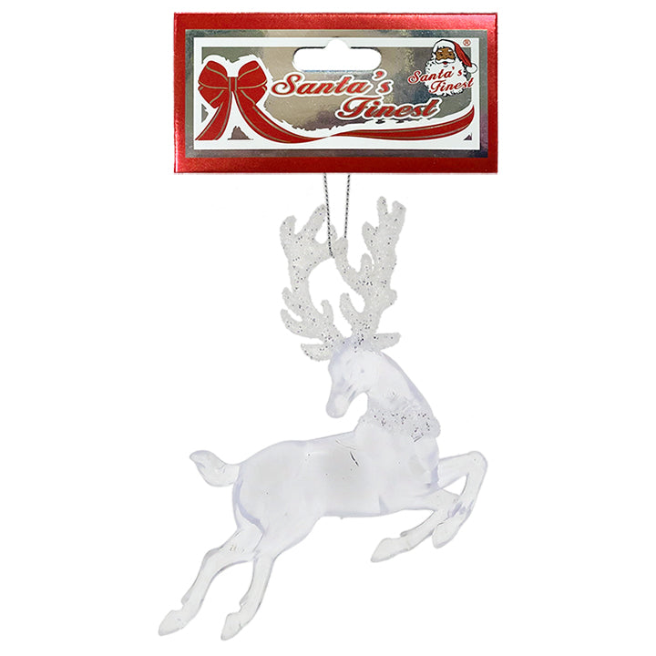 ACRYLIC REINDEER 1PC 14.5*11CM