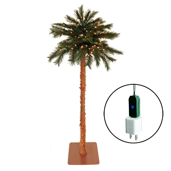 CHRISTMAS PALM TREE W/ LIGHT 5FT