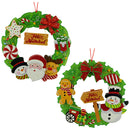 WREATH "FELIZ NAVIDAD" 2ASTD 40CM LARGE