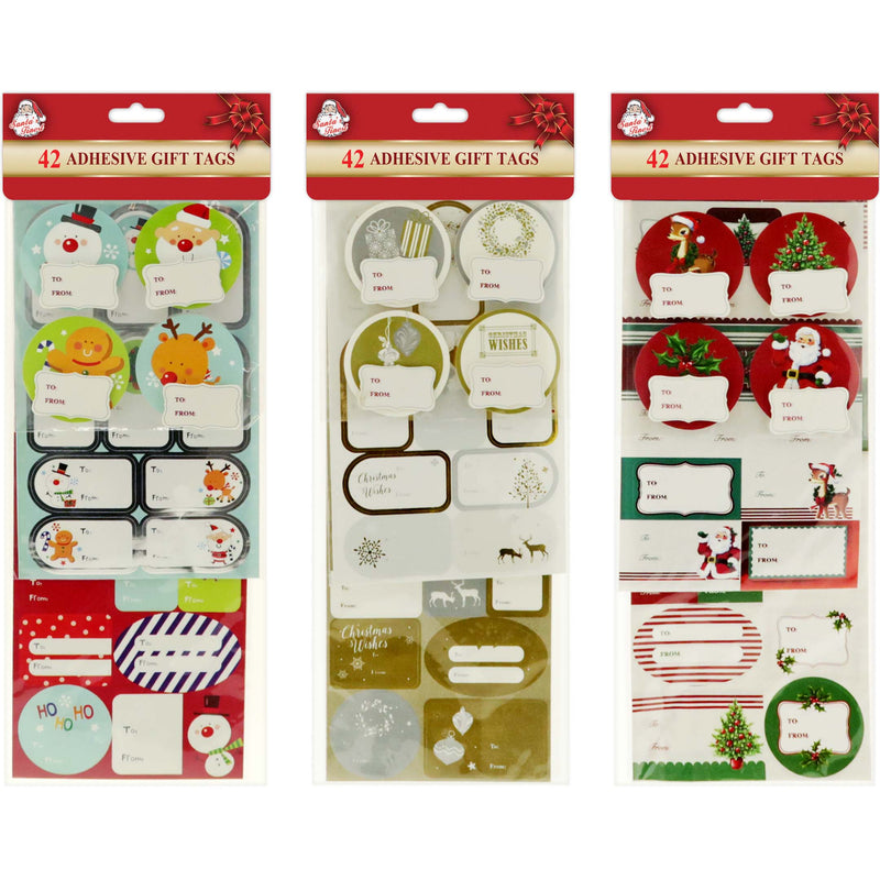 CHRISTMAS STICKERS CHARS 3SHEET-SET