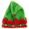 PLUSH ELF HAT W/BELLS 14*11IN