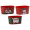 CHRISTMAS BUCKET OVAL 3 ASSORTED JUV