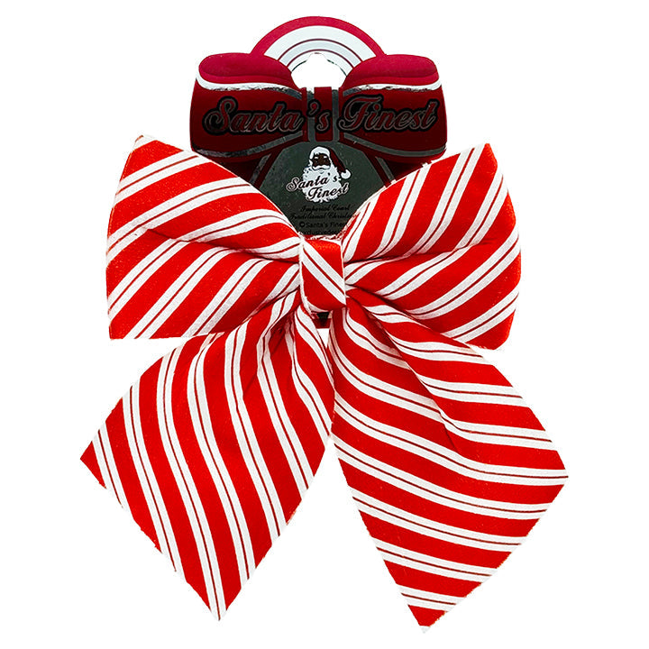 BOW RED&WHITE DECORATED 19x24CM 1PC CND