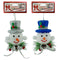 SNOWMAN HEAD 12CM WL 3ASTD