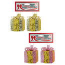 ORNAMENT BOX BLUSH 6CM 2PC