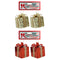 ORNAMENT GBOX RED&GOLD 6CM 2PC