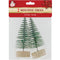 CHRISTMAS TREE W/ SNOW 12CM 2PC