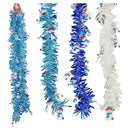 GARLAND W/ SNOWMAN 6FT WL