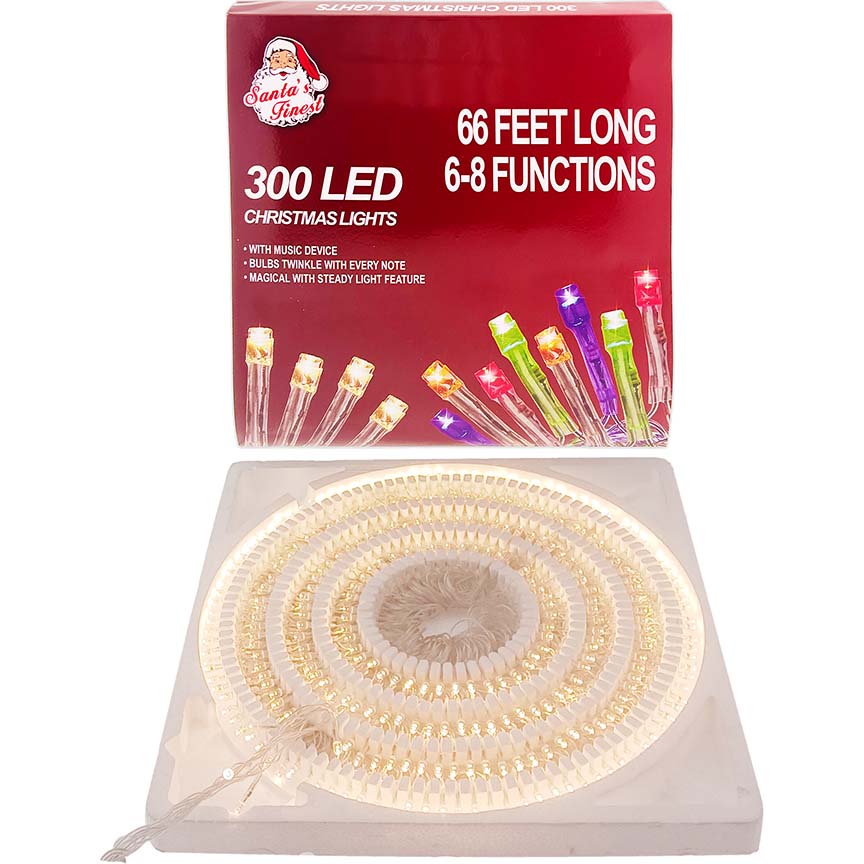 300 LED WARM WHITE 66FT LONG