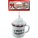 CHRISTMAS MUG ORNAMENT  8X9CM