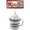 CHRISTMAS MUG ORNAMENT  8X9CM