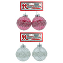 BALL CLEAR 2PC 8CM BLUSH