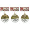 WOOD MERRY CHRISTMAS 10.5CM 3ASTD