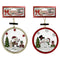 WOOD HANGING ORNAMENT 12CM 2ASTD