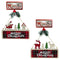 WOOD HANGING ORNAMENT 18x12CM 2ASTD