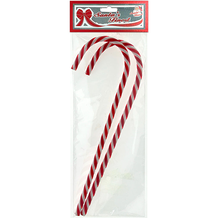 CANDY CANE ORNAMENT 2PC 30x8.5x1CM