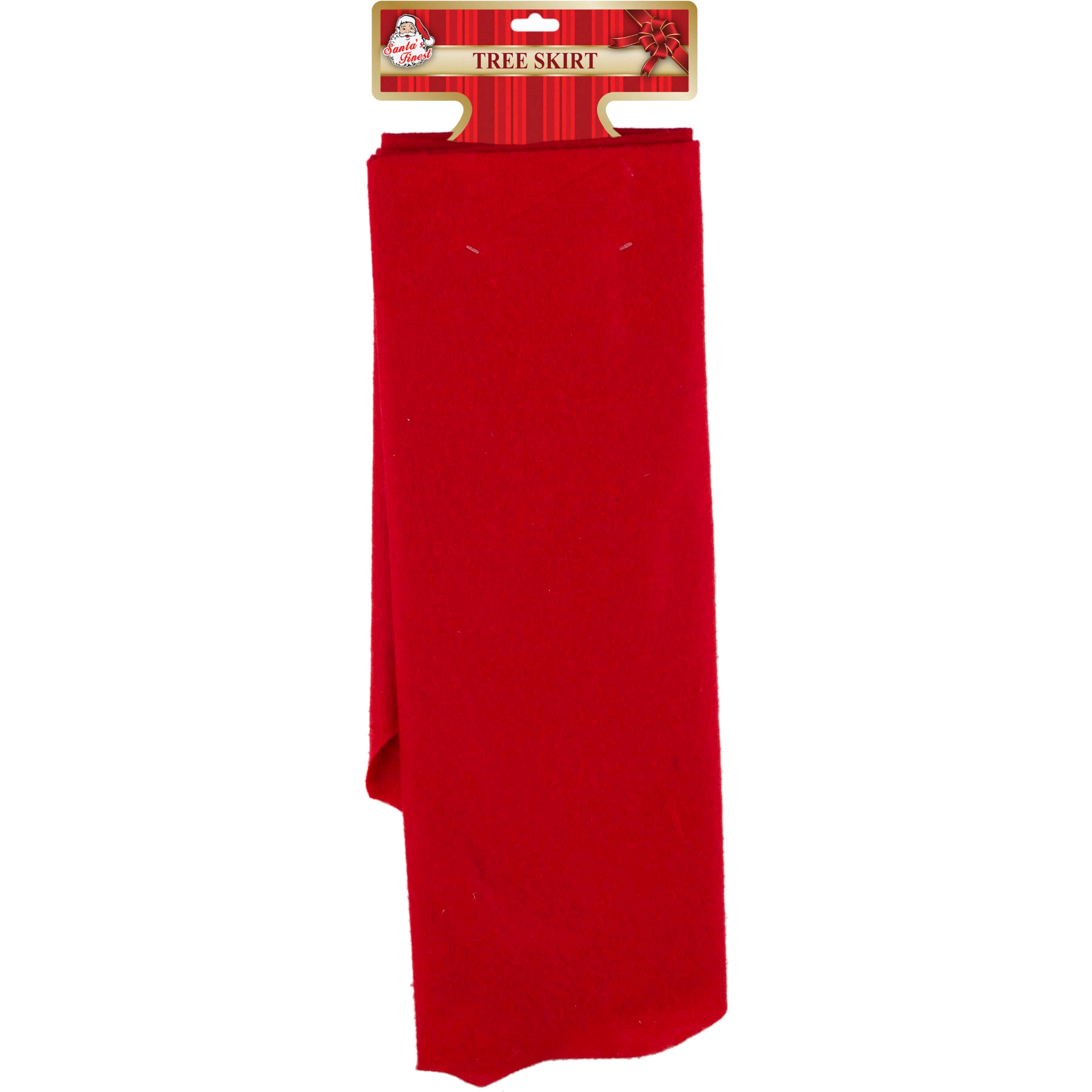 TREE SKIRT 42"  RED