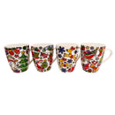 CHRISTMAS CERAMIC MUGS 4 ASSTD