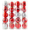 BALL TUBE DESIGN 6CM 5PC 4ASSTD WHR